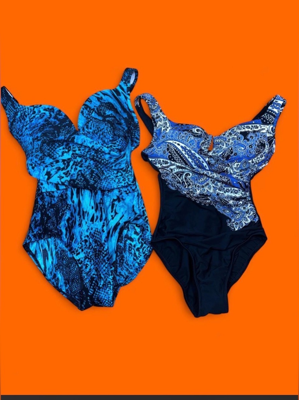 MIRACLESUIT SHAPEWEAR ONE-PIECE BATHING SUIT BUNDLE- size 8 women’s